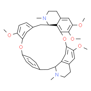 粉防己堿；漢防己甲素